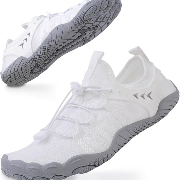 Quick Dry Water Shoes Rubber Sole Amphibious Shoes for Water Sports Beach Pool - Picture 1 of 6